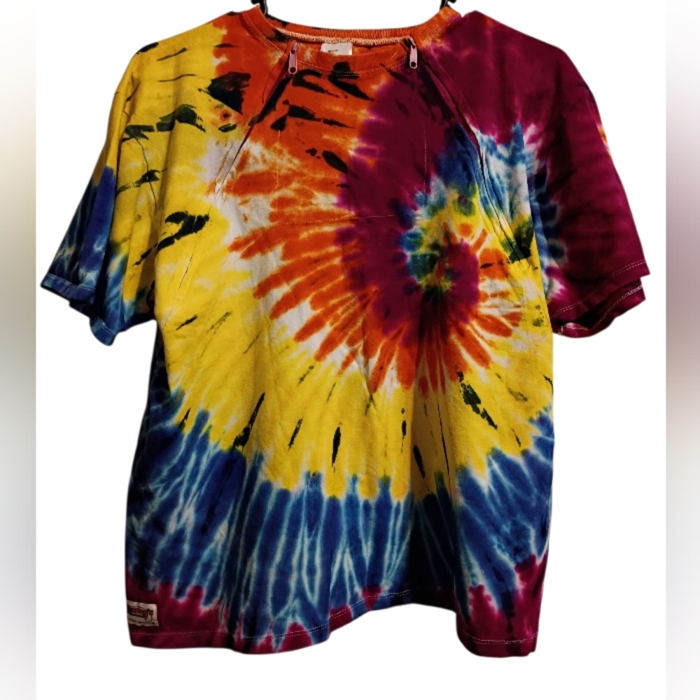 Comfycozy Colorful Tie-Dye Kids Chemo Shirt